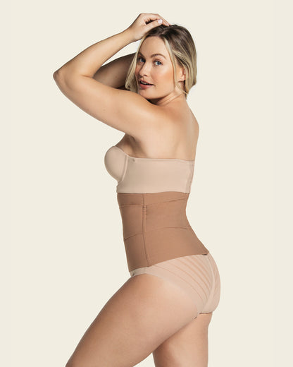  3-Belt Custom Waist Cincher With Lumbar Support
